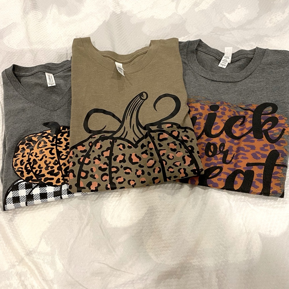 Bundle of 3 Fall/Halloween Tees